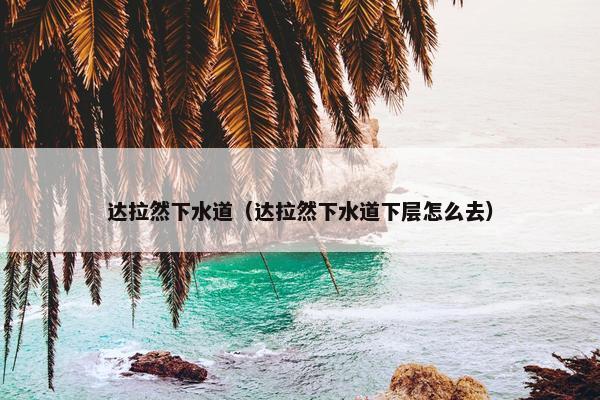 达拉然下水道（达拉然下水道下层怎么去）