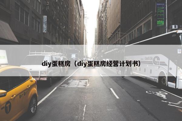 diy蛋糕房（diy蛋糕房经营计划书）