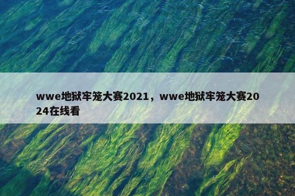 wwe地狱牢笼大赛2021，wwe地狱牢笼大赛2024在线看