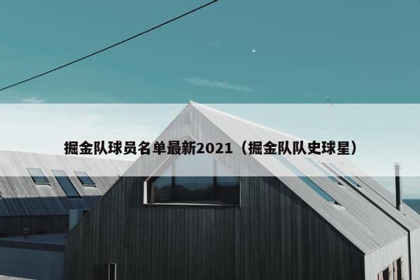 掘金队球员名单最新2021（掘金队队史球星）