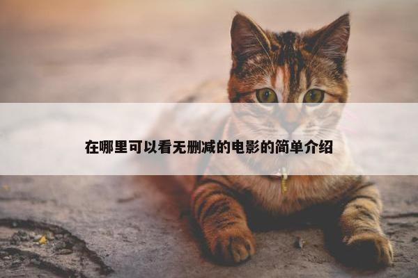 在哪里可以看无删减的电影的简单介绍