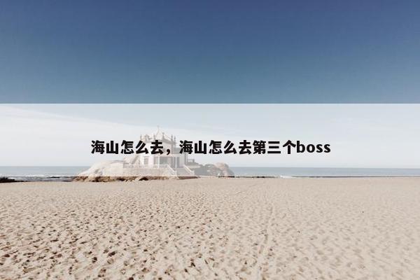 海山怎么去，海山怎么去第三个boss