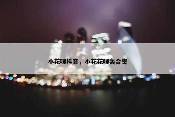 小花哩抖音，小花花哩轰合集