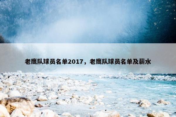 老鹰队球员名单2017，老鹰队球员名单及薪水