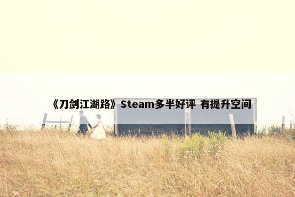 《刀剑江湖路》Steam多半好评 有提升空间