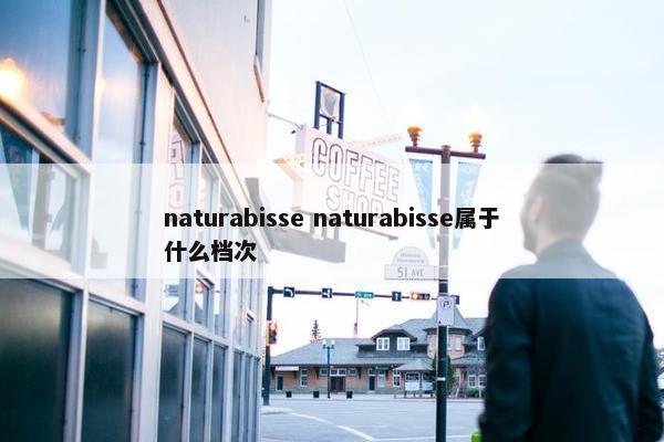 naturabisse naturabisse属于什么档次