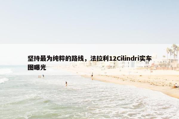 坚持最为纯粹的路线，法拉利12Cilindri实车图曝光