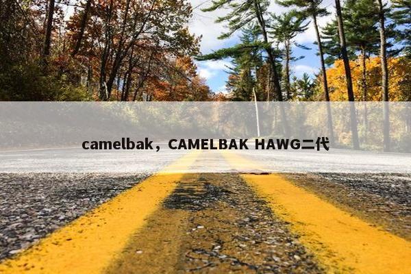 camelbak，CAMELBAK HAWG二代