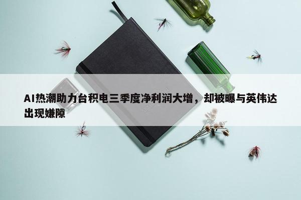 AI热潮助力台积电三季度净利润大增，却被曝与英伟达出现嫌隙