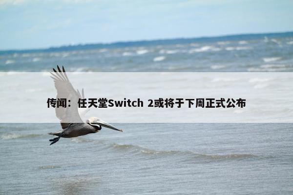 传闻：任天堂Switch 2或将于下周正式公布