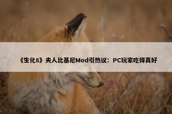 《生化8》夫人比基尼Mod引热议：PC玩家吃得真好