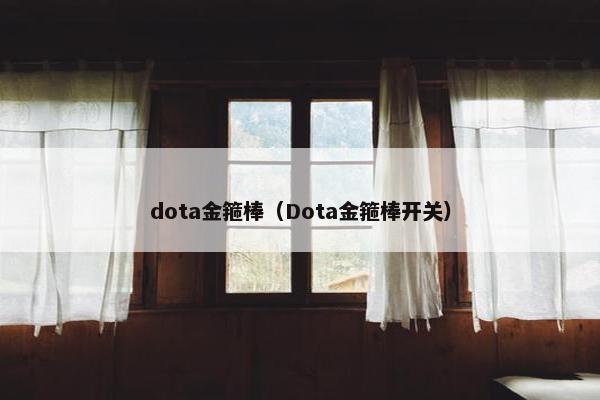 dota金箍棒（Dota金箍棒开关）