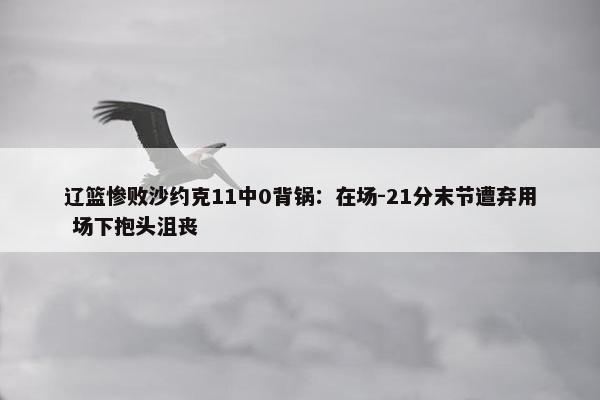 辽篮惨败沙约克11中0背锅：在场-21分末节遭弃用 场下抱头沮丧