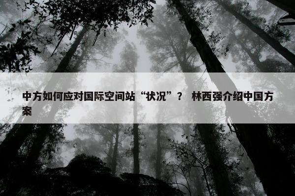 中方如何应对国际空间站“状况”？ 林西强介绍中国方案