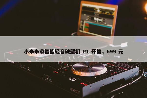 小米米家智能轻音破壁机 P1 开售，699 元