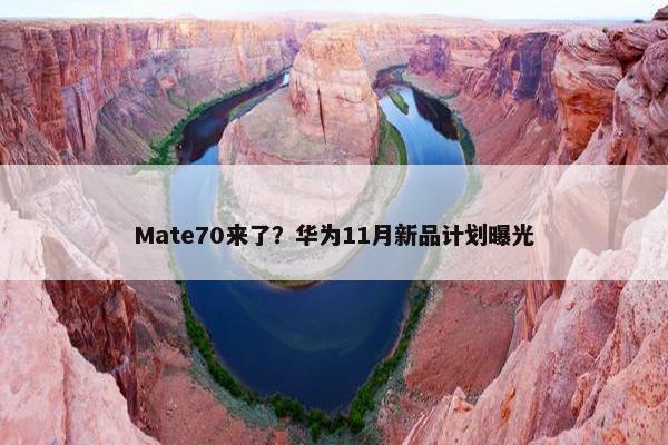 Mate70来了？华为11月新品计划曝光