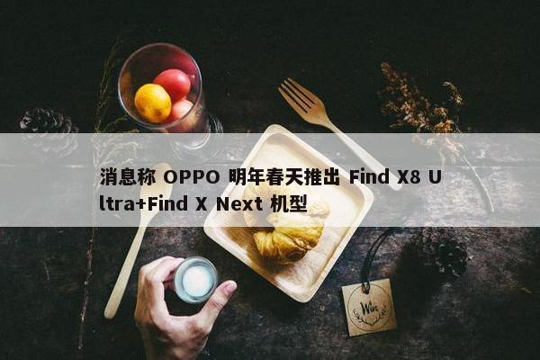 消息称 OPPO 明年春天推出 Find X8 Ultra+Find X Next 机型