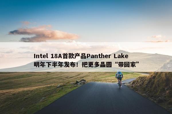 Intel 18A首款产品Panther Lake明年下半年发布！把更多晶圆“带回家”