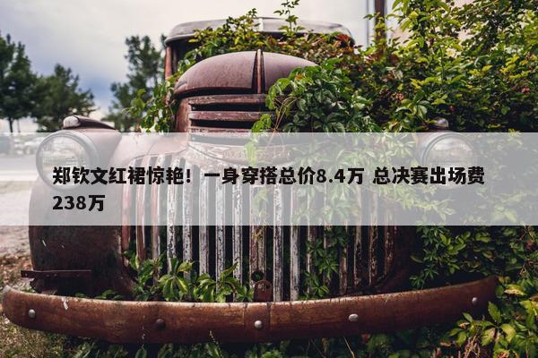 郑钦文红裙惊艳！一身穿搭总价8.4万 总决赛出场费238万