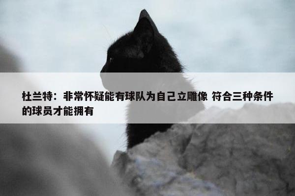 杜兰特：非常怀疑能有球队为自己立雕像 符合三种条件的球员才能拥有