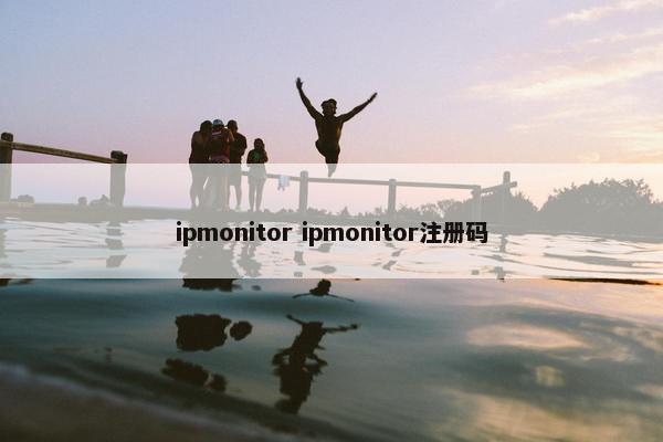 ipmonitor ipmonitor注册码